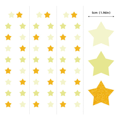 Bachelorette Party Star Hanging Garland - 13.12ft Paper Star Banner with 36 Stars