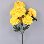 27 Inch Artificial Peony Bush 1 Pc Satin Cemetery Flower Stem
