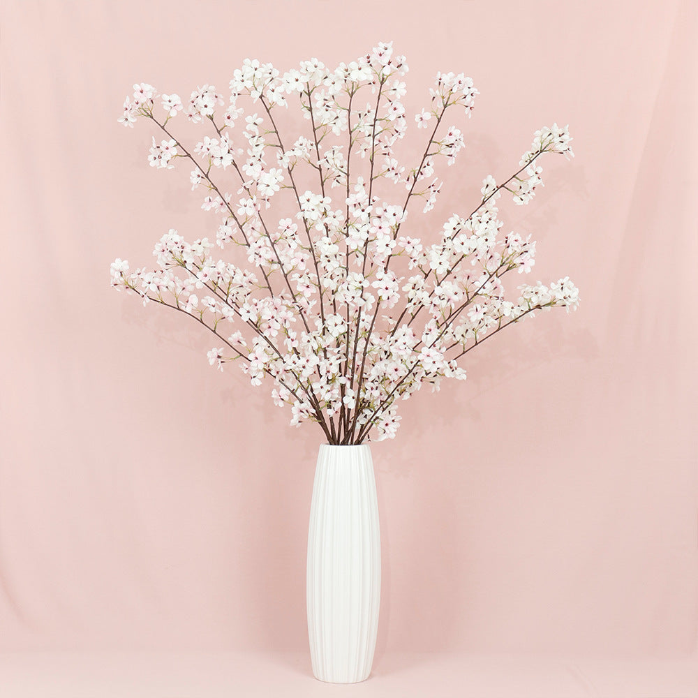Weeping Cherry Blossom Artificial Flowers - 43.3 Inch 2-Pack | Wedding Decor & Vintage Accents