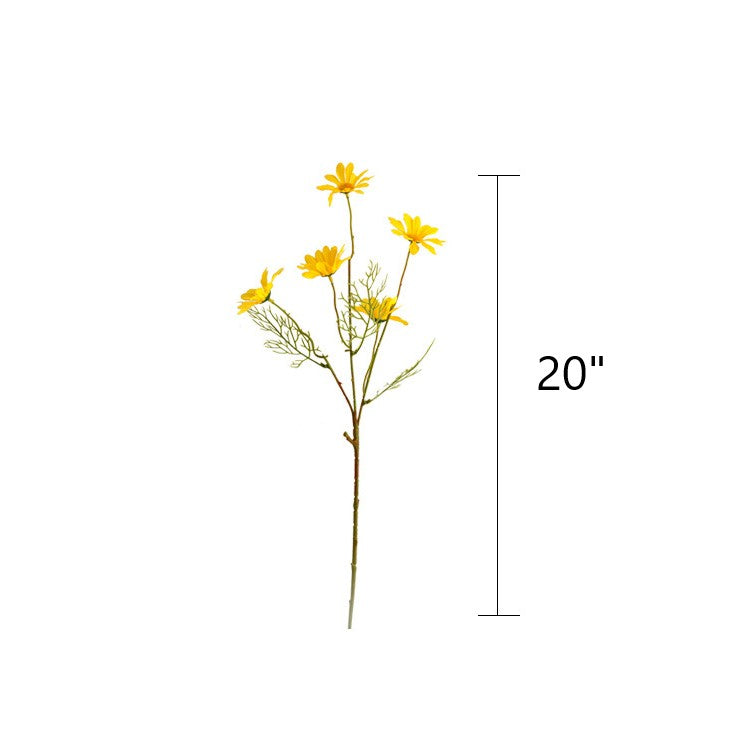 10 Pcs 20 Inch Artificial Silk Gerber Daisy Spray Stems Bulk Wholesale