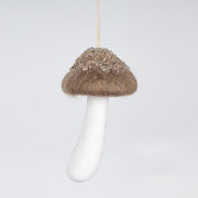 Bulk 12 Pcs Christmas Wool Felt Mushroom Ornaments for Xmas Tree Home Indoor Party Decor