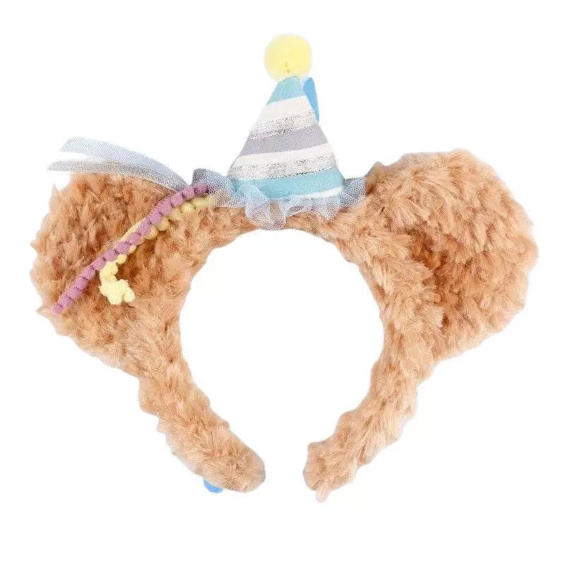 Duffy Bear Adult Birthday Headband - Cute Party & Facial Wash Hair Hoop