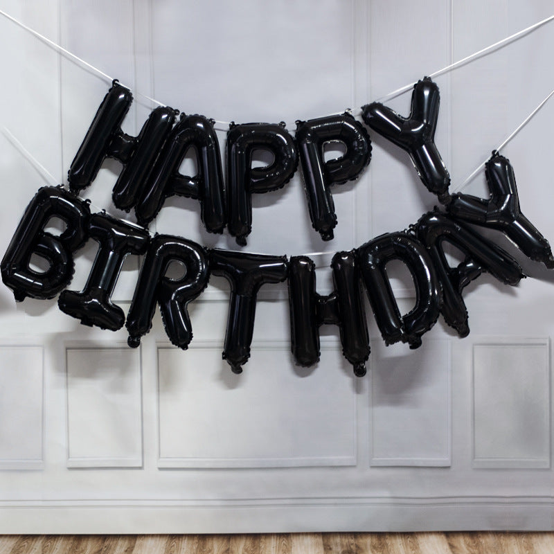 Bulk 16 Inch Happy Birthday Balloon Banner for Birthday Party Decorations Wholesale
