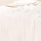 Bulk Cheesecloth Table Runner 2025 Boho 35" Breathable Organic Cotton Table Decor for Summer Wedding Bridal Shower Boho Party Wholesale