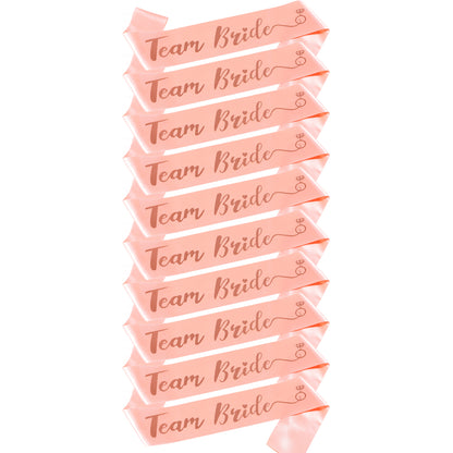 Bachelorette Party 13-Piece Set: Bride to Be Tiara Veil & Sashes for Hen Party & Bridal Shower