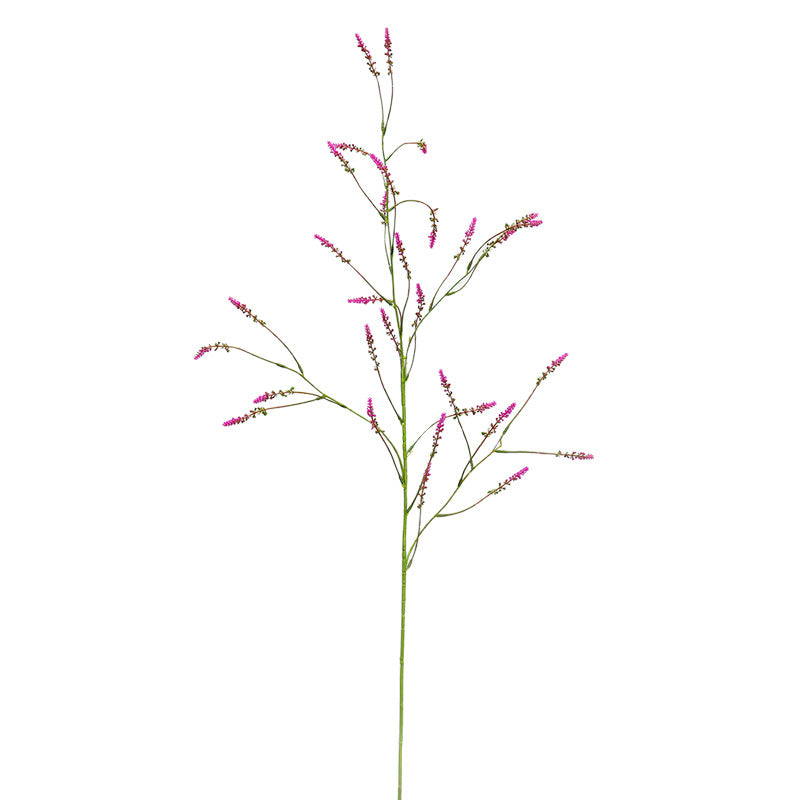 Single Stem Artificial Lavender Knotweed Flower, 48" Tall, Plastic, for Weddings, Home Decor, and Commercial Spaces