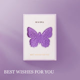 Butterfly Hand Towel Set - 2PCS Luxury Wedding Favor Bridesmaid Gift Baby Shower Gift | Elegant & Practical