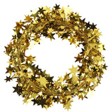 Christmas Star Tinsel Garland - 24.61ft Each 10 Packs | Festive Decor for Christmas Tree & Holiday Scenes