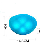 Solar-Powered Stone Light, 5.7x5.1x3.1 Inch Outdoor Landscape Light for Patio, Garden, Villa Decor