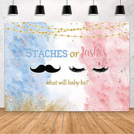 Gender Reveal Backdrop - Birthday & Party Decoration Banner - Photo Background for Celebrations
