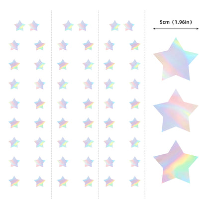 Bachelorette Party Star Hanging Garland - 13.12ft Paper Star Banner with 36 Stars