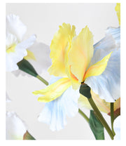 30 Inch Artificial Silk Iris Stem Flower 1 Pc for Christian Flower Arrangements