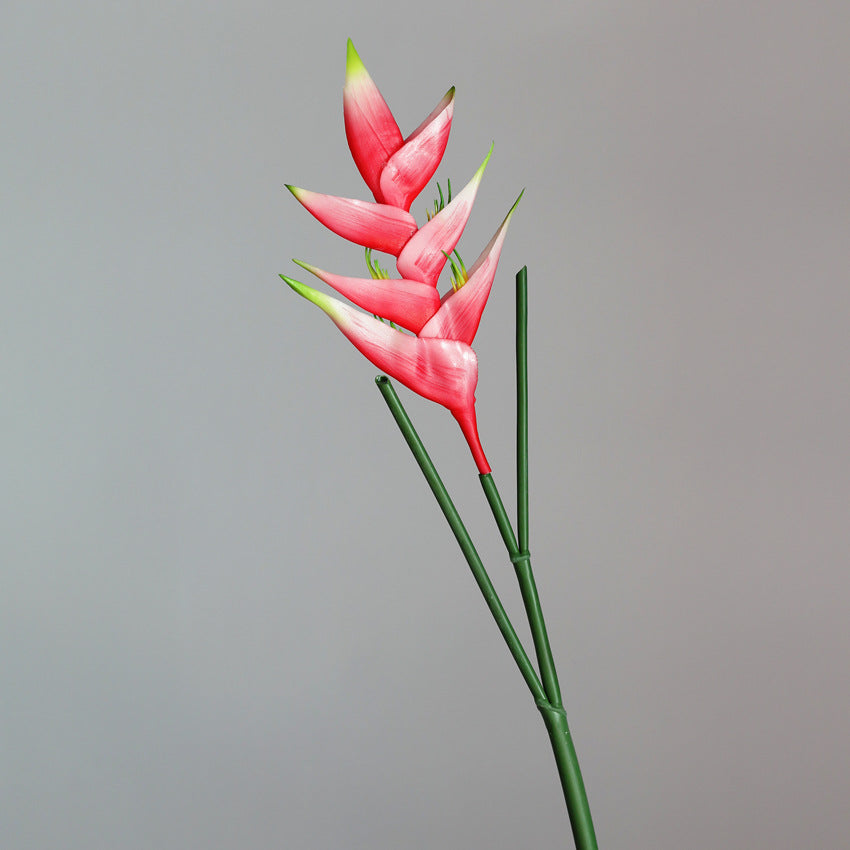 5-Pack Artificial Bird of Paradise Flowers - Faux Crane Flower Decor for Weddings & Windows