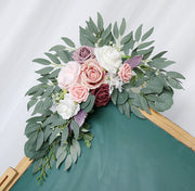 2-Piece Artificial Welcoming Flowers Set for Ceremony Sign and Reception Decoration Bulk