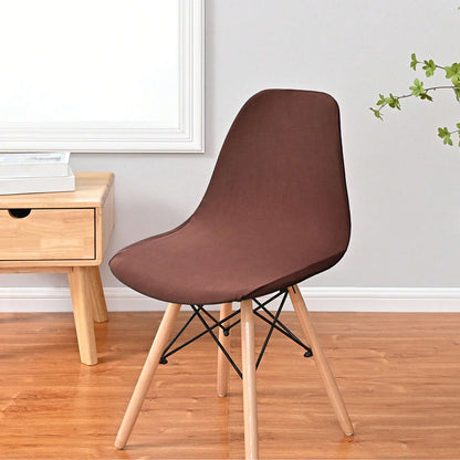 Bulk Stretchable Shell Chair Cover with Elastic-Band for Kitchen Office Dining Room Living Room Decor Wholesale