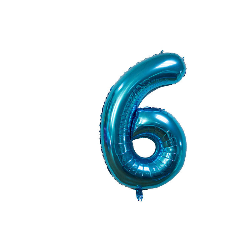 Bulk 32 Inch Foil Number Balloon for Birthday Party Decoration Graduation Celebration Holiday Accessory Decor Wholesale