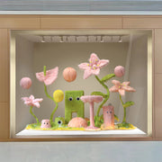 Luxury Artificial Giant Flower Arrangement Bulk for Landscape Mall Office Decoration