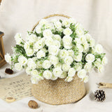Bulk Carnation Flower Bouquets Silk Flowers Bendable Stems for Indoor Outdoor Wedding Mother’s Day Gifts Table Decor Wholesale
