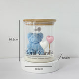 Teddy Bear Heart Jar Candle - Ins-Vibe Aromatic Candle | Perfect Valentine’s Day Gift