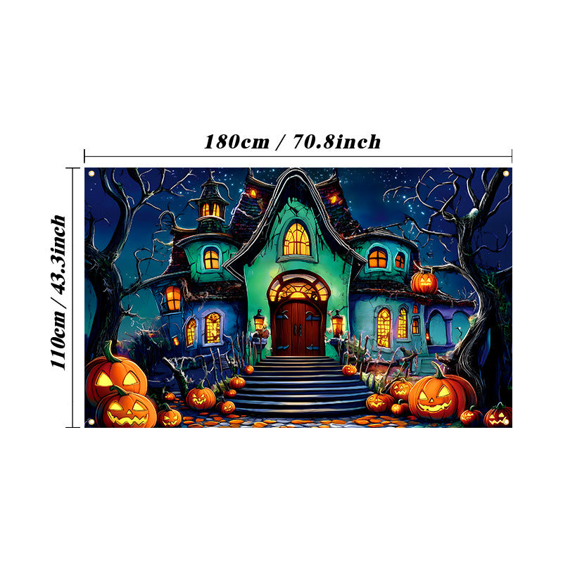 Outdoor Hanging Cloth Halloween Garden Flag