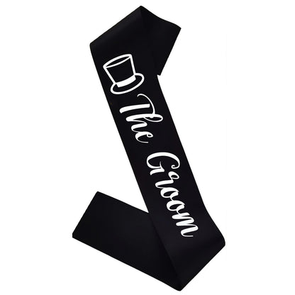 Groom to Be Wedding Sash - 31.5x3.7 Inch Sash for Bride & Groom | Wedding Party Accessory