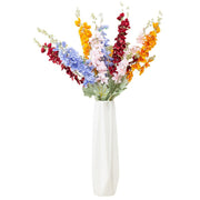 33 Inch Artificial Silk Delphinium Stems 10 Pcs Silk Larkspur Flowers for Events