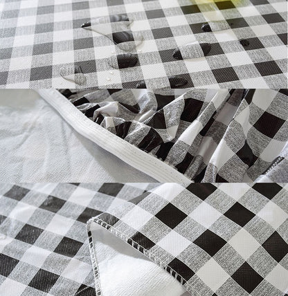 Bulk Lattice Tablecloths PVC Outdoor Tablecloth Set for Picnics Camping Wholesale