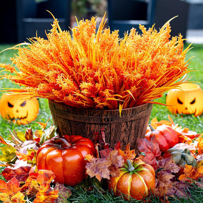 Entrance & Venue Decor 10 Pack UV Resistant Artificial Lavender Grass for Indoor & Outdoor Events