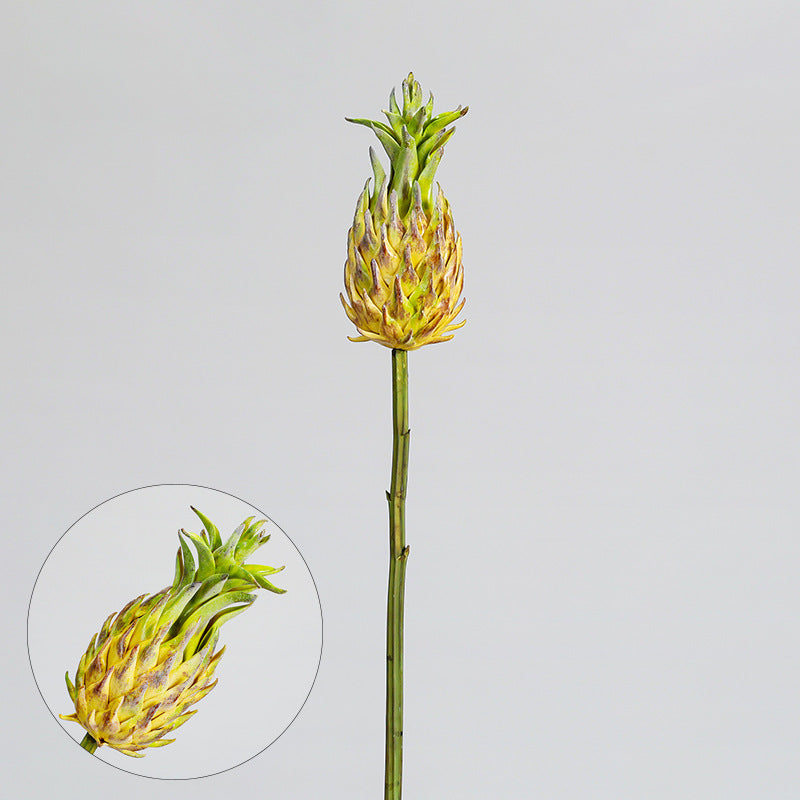 Artificial Pineapple Head Stem, Single Stem Tropical Plant Decor, Perfect for Home, Events, and Commercial Spaces