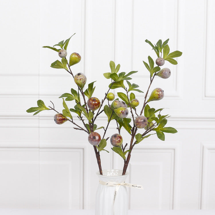 36 Inch Artificial Fig Fruit Stems Extra Long Bulk 36 Pcs Silk Stems