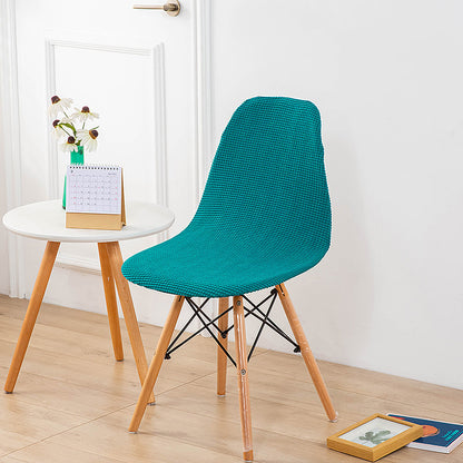 Bulk Elastic Shell Chair Cover Thicken Grid Pattern Dining Chair Covers for Weddings Party Home Decor Wholesale