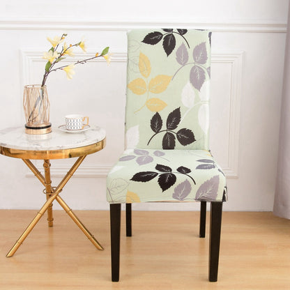 Bulk 2 Pcs Printed Stretch Dining Chair Covers Removable Washable Chair Slipcover For Hotel Home Kitchen Decoration Wholesale