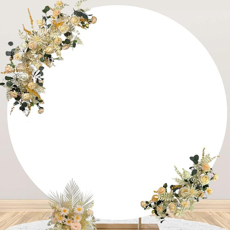 Bulk Round Elasticity Backdrop Cover for Birthday Party Wedding Decorations Wholesale