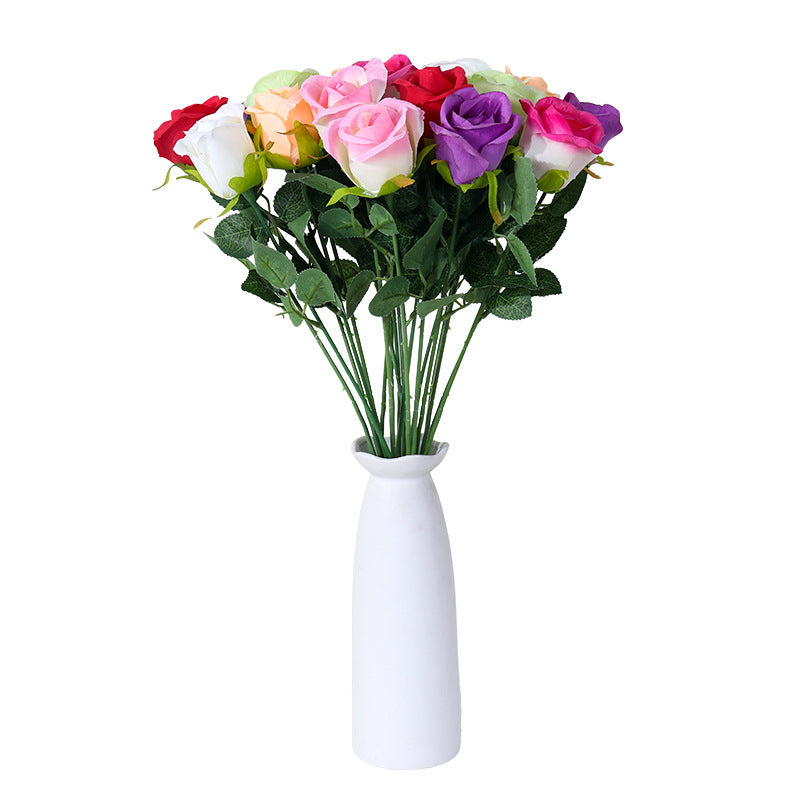 Artificial Rose Single Stem, Bendable Stem, Wedding, Home Decor & Hotel Display