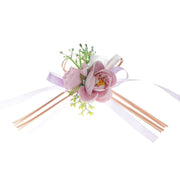 Corsage Bracelet 10 Pcs Artificial Flowers for Wedding Festival Beach Party