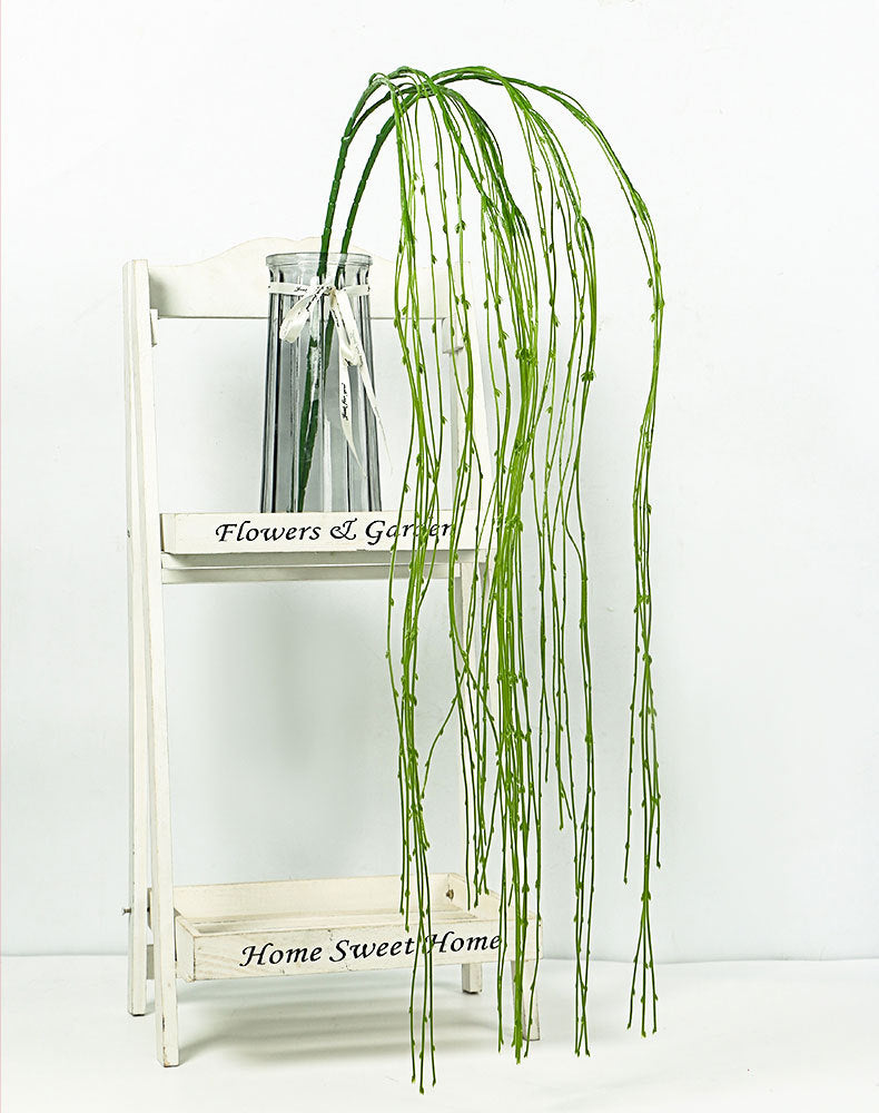 50 Inch Artificial Willow Tree Branches Bulk Green Extra Large 50 Pcs