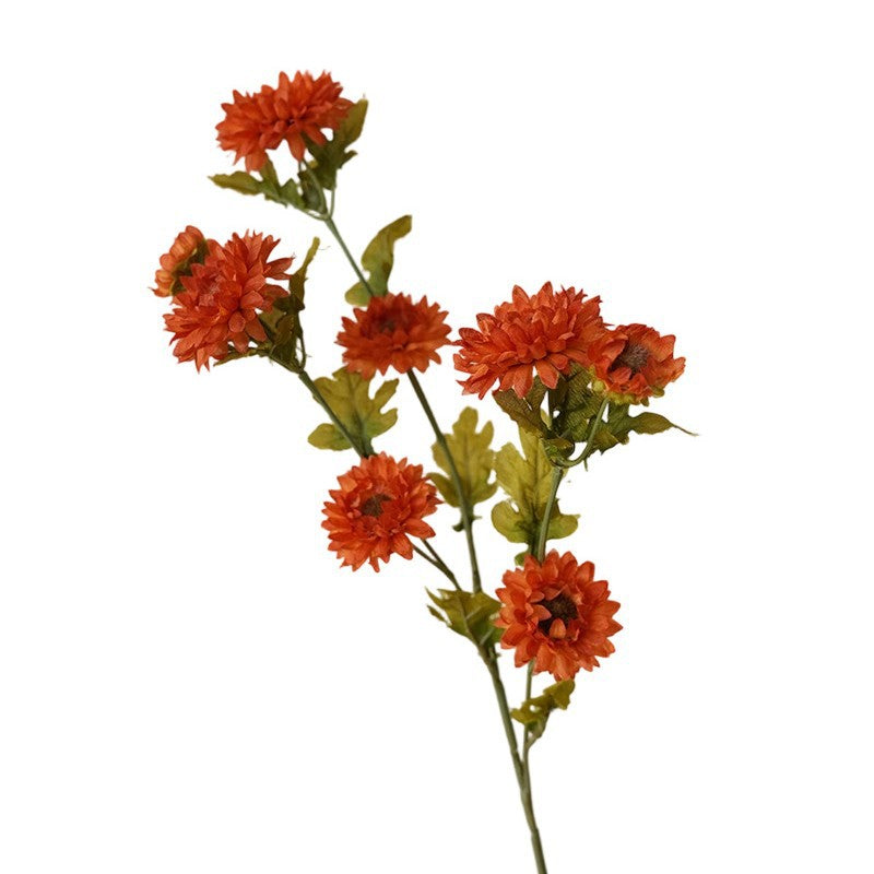 21" Artificial Daisy Bush with 8 Blooms, Silk Flowers for Home Decor, Wedding Arrangements, DIY Projects