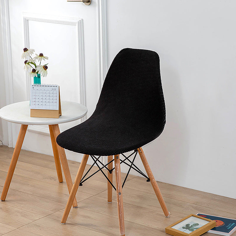 Bulk Elastic Shell Chair Cover Thicken Grid Pattern Dining Chair Covers for Weddings Party Home Decor Wholesale