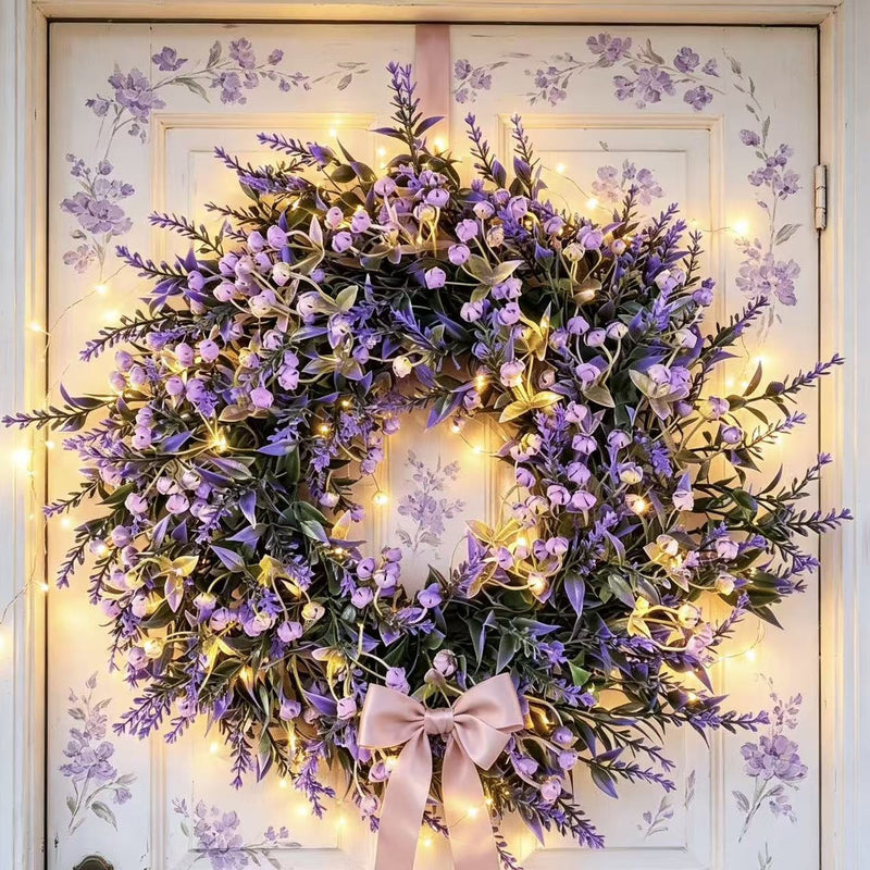 Artificial Baby's Breath Filler, Purple Lavender Style, 12" Height, Perfect for Home Decor, Weddings, and Events