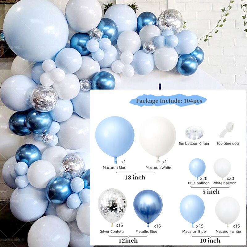 Bulk Latex Balloon Set DIY for Wedding Baby Shower Birthday Party Supplies Backdrop Venue Arch Decor Wholesale
