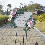 Bulk Burgundy Artificial Flowers 2025 Silk Touch Foam Roses Wedding Arch & Welcome Sign Decor with UV Resistant All-Weather Wholesale