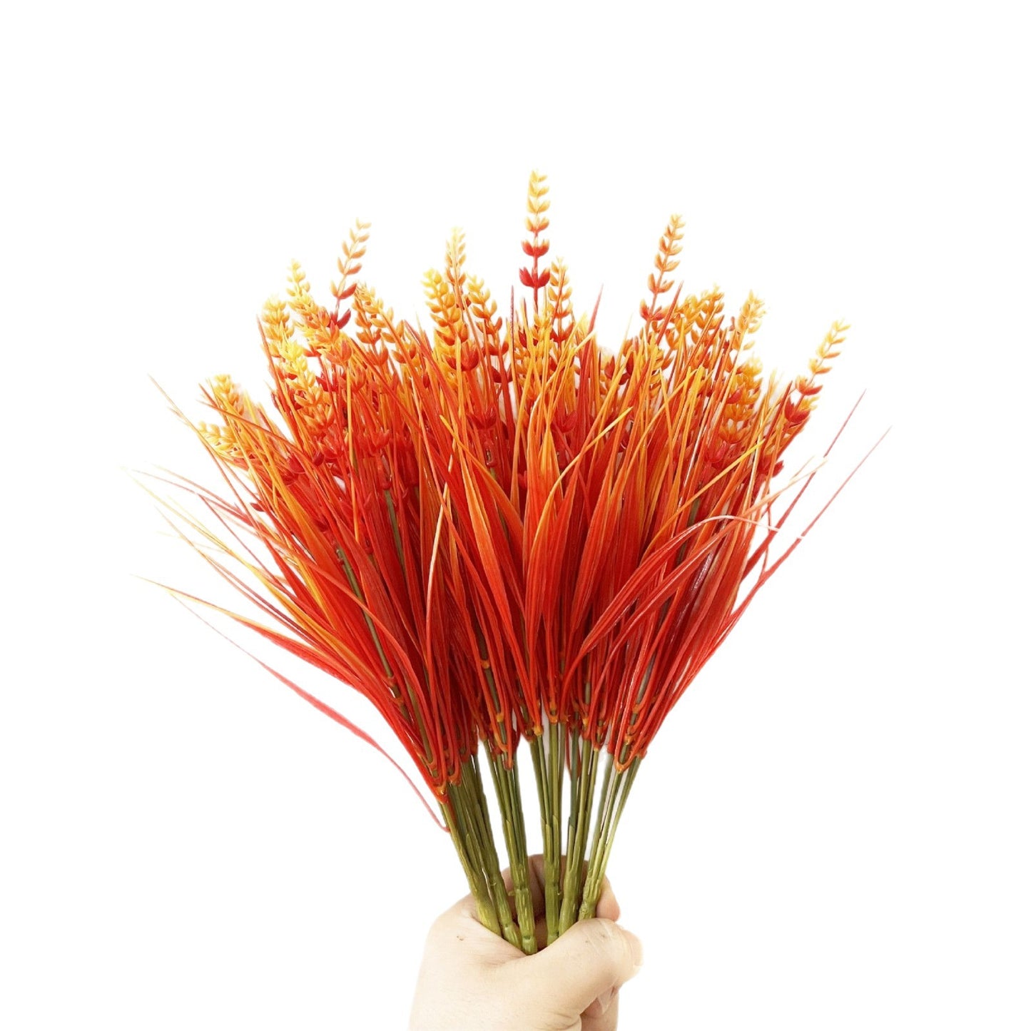 Entrance & Venue Decor 10 Pack UV Resistant Artificial Lavender Grass for Indoor & Outdoor Events