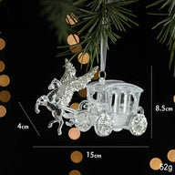 Crystal Christmas Tree Ornaments  Decorations for Luxury Holiday Scene Setup