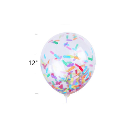 Bulk 100 Pcs 12 Inches Latex Balloons with Long Strips of confetti for Wedding Engagement Party Decoration Wholesale