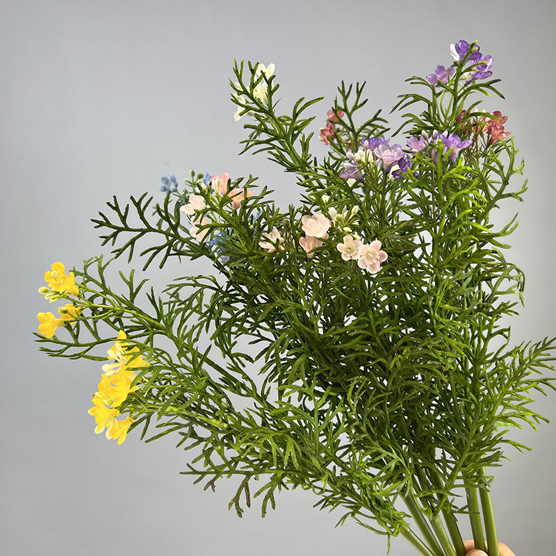 Artificial Daisy Chamomile Bush, Plastic Chrysanthemum Flower Spray, Rustic Faux Wildflowers for Wedding, Home & Outdoor Decor
