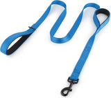 Premium Dual Handle Heavy Duty Dog Leash 6 Ft Reflective Oxford Padded Control Lead Medium Large Dogs Training Walking Hiking