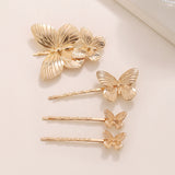 Bulk 4 Pcs Butterfly Hair Pins 2025 Wedding Hair Clips Secure Prongs for Bridal Shower Boho Party Bridesmaids Accessories Wholesale
