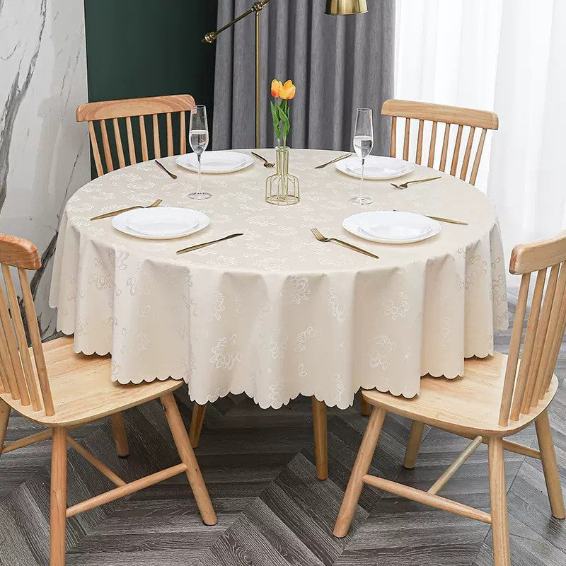 Bulk 47 Inch Oilcloth Tablecloths PVC Round Tablecloths for Round Tables Wholesale