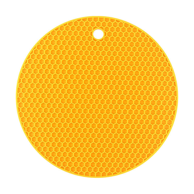 Bulk 3 Pcs Round Trivets Mat Multifunctional Heat Resistant Silicone Placemats Non-slip Cup Coasters Wholesale