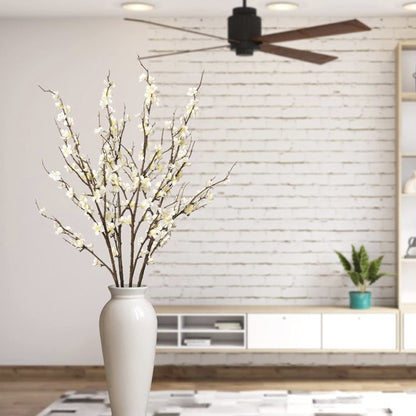 Bulk 4Pcs Cherry Blossom Branches Artificial Flowers for Spring Summer Indoor Decoration for Tables Home & Party Floral Arrangements Wholesale